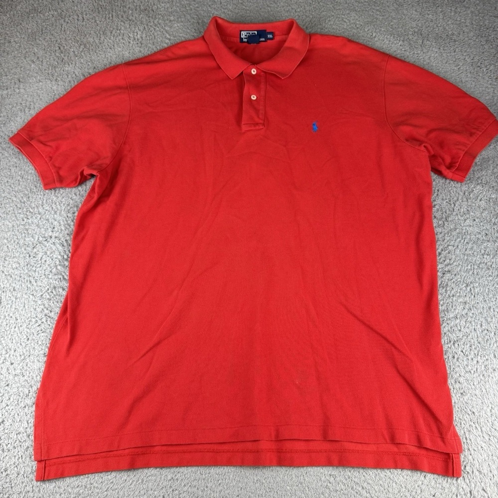 Polo by Ralph Lauren Vintage Classic mens polo red short sleeve SZ XXL USA